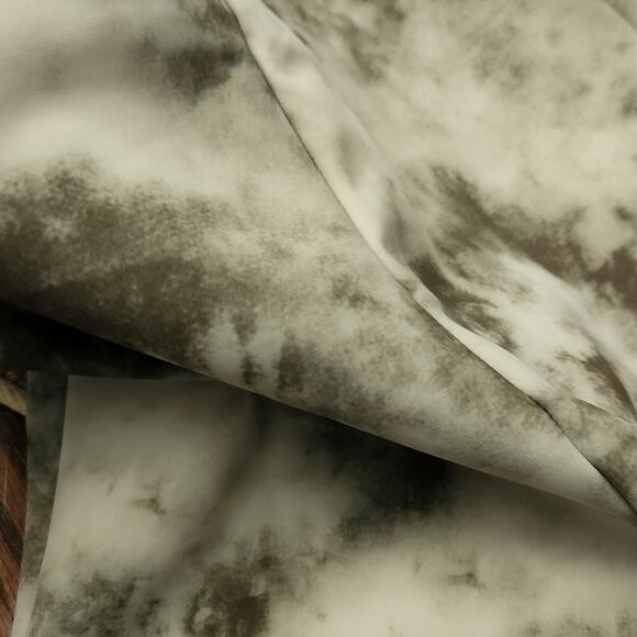 Zara Womens Green & White Tie Dye Flared Leggings Size SM Ankle Zipper Athletic - Picture 10 of 10